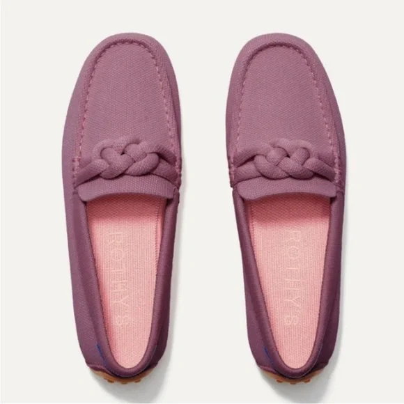 Rothy's the Braid Driver, Mauve, 8.5 - Picture 3 of 6